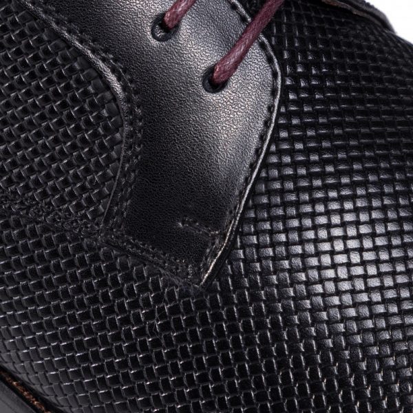 Topánky Digel,  čierne štrukturované topánky