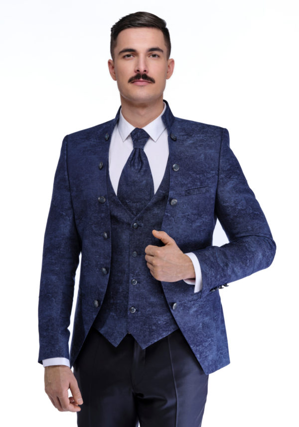Obleky Wilvorst, modrý barokový oblek