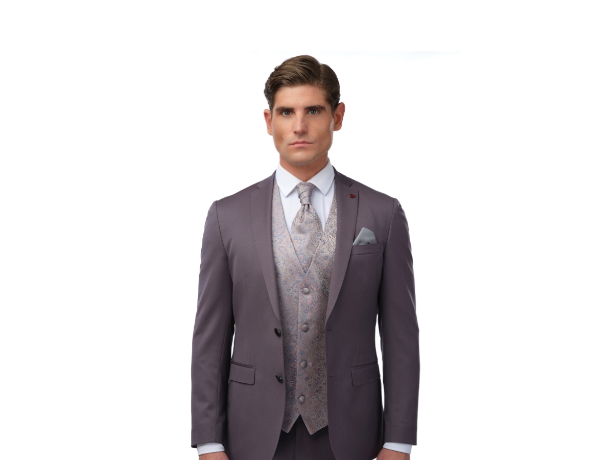 Obleky Digel – fialový oblek