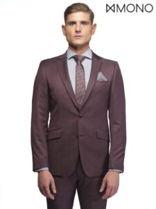 pánsky fialový oblek
