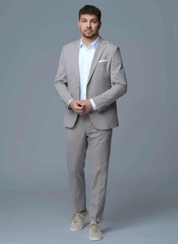 Pánsky oblek Sand Beige